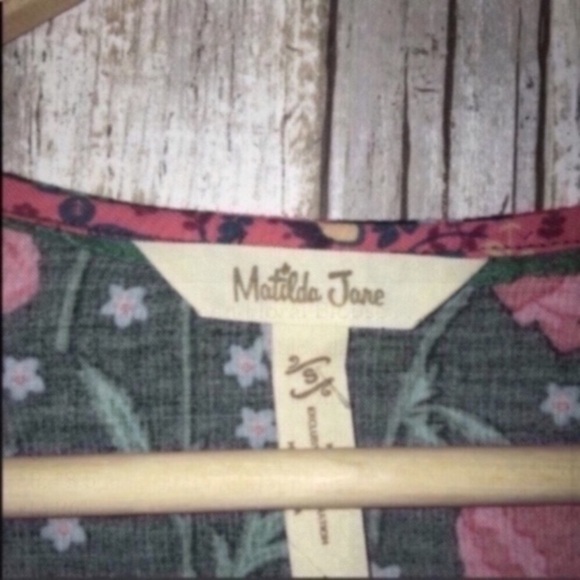 Matilda Jane Green Floral Blouse - Picture 3 of 4